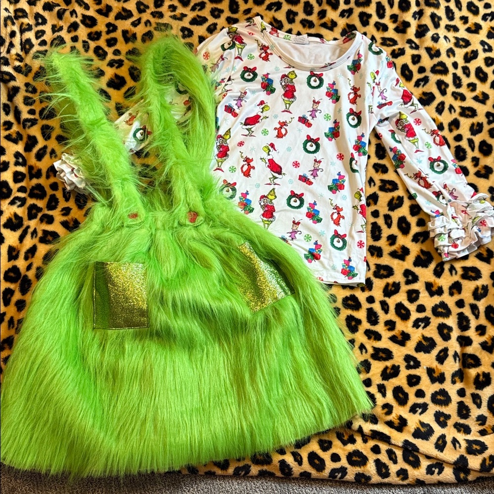 Grinch/Green Guy Boutique Outfit